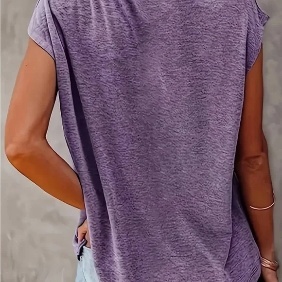 Graphic cap sleeve tee shirts size Large and XXL choose one V Neck NWOT - Picture 3 of 3